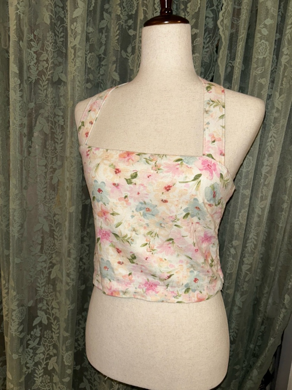 A&F Floral Halter Top